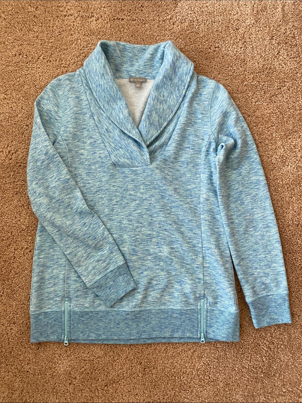 Talbots Shawl-Collar Sweatershirt